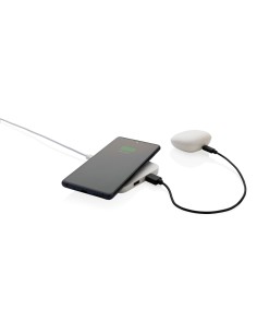 Caricatore wireless 10W con porte USB in plastica RCS