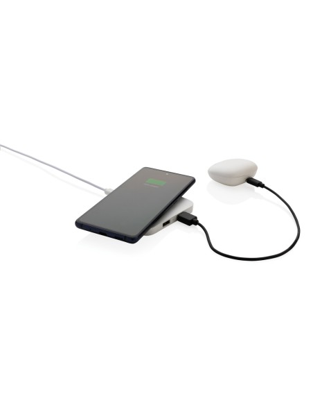 Caricatore wireless 10W con porte USB in plastica RCS