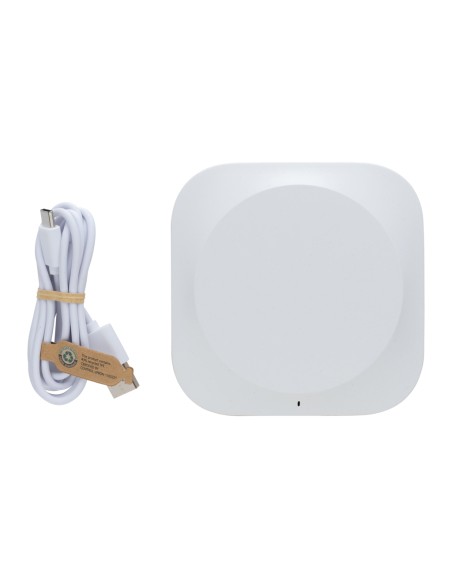 Caricatore wireless 10W Oregon in plastica riciclata RCS