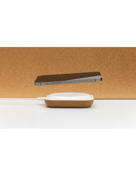 Caricatore wireless 10W Oregon in plastica riciclata RCS