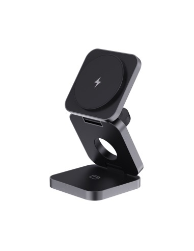 Caricatore pieghevole 15W 3in1 Terra in alluminio riciclato