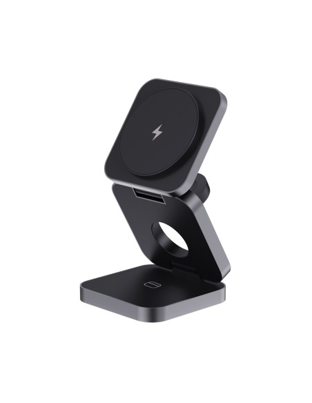 Caricatore pieghevole 15W 3in1 Terra in alluminio riciclato