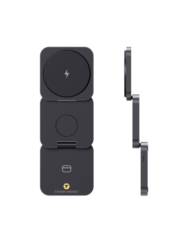 Caricatore pieghevole 15W 3in1 Terra in alluminio riciclato