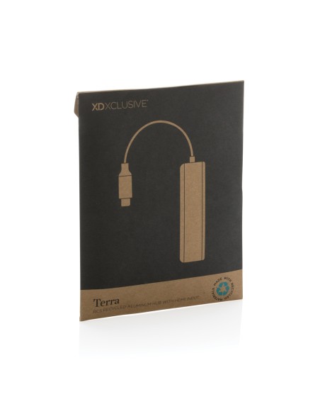 Hub Terra in alluminio riciclato RCS con ingresso HDMI