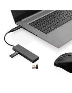 Hub 3 porte USB in alluminio RCS Terra