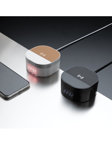 Orologio digitale con ricarica wireless 5W Aria