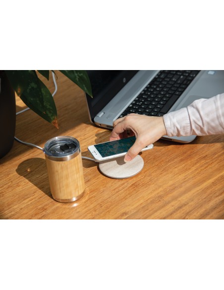 Caricatore wireless 5W in fibra di grano