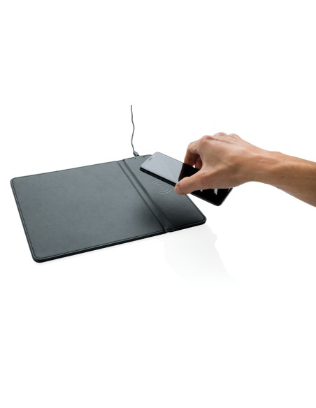 Tappetino mouse con ricarica wireless 5W