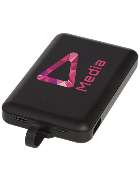 Power bank wireless Kano da 5000 mAh con cavo 3 in 1