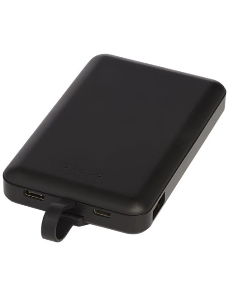 Power bank wireless Kano da 5000 mAh con cavo 3 in 1