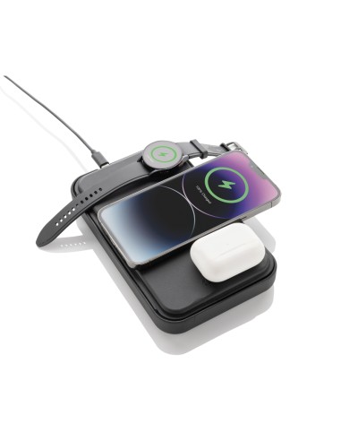 Custodia da viaggio Swiss Peak con caricatore 3in1 rPU RCS