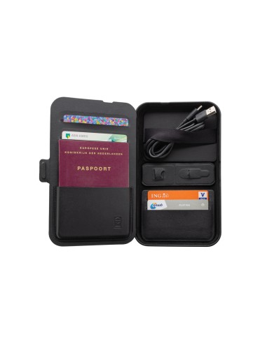 Custodia da viaggio Swiss Peak con caricatore 3in1 rPU RCS