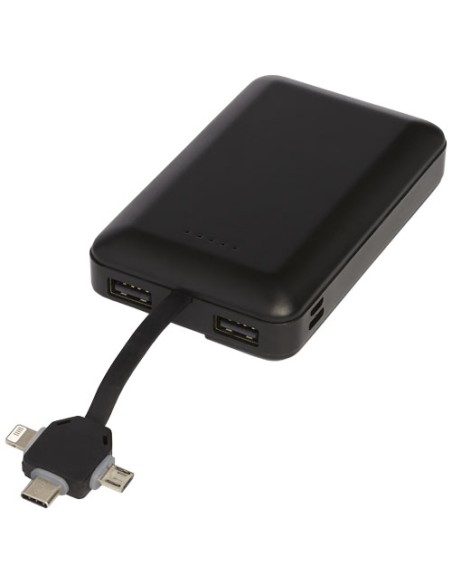 Power bank wireless Kano da 10,000 mAh con cavo 3 in 1