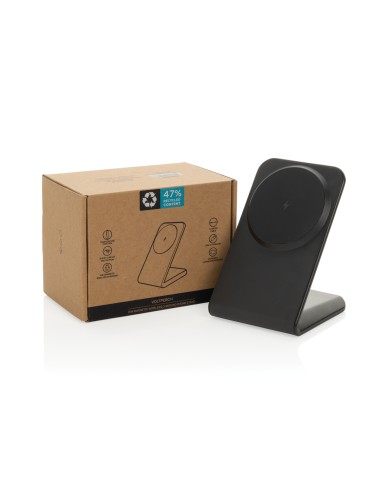Caricatore wireless magnetico VoltPerch 15W in rPlastica RCS