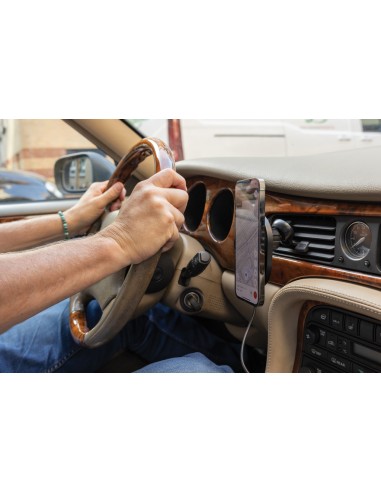 Caricatore magnetico 15W da auto PowerCruze in rPlastica RCS