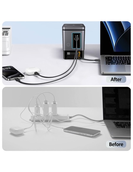 Caricatore GaN 105W cavo retrattile Urban Vitamin Sacramento