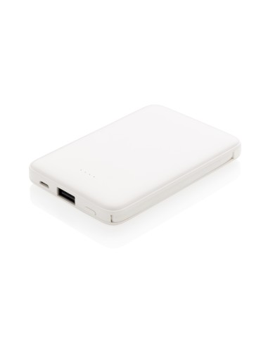 Powerbank tascabile 5.000 mAh con cavi integrati
