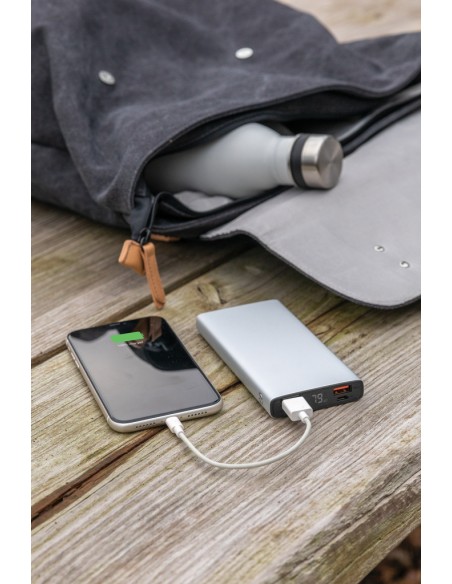 Powerbank in alluminio da 10.000 mAh 18W con PD