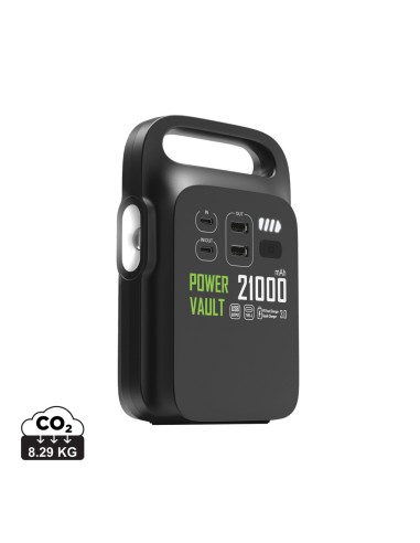 Stazione di ricarica 21000 mAh Power Vault in rPlastica RCS
