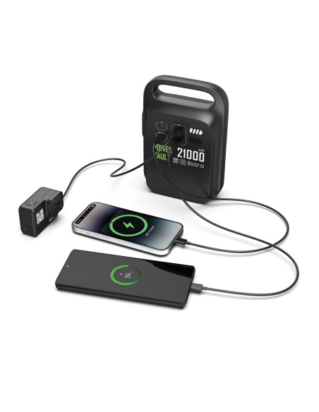 Stazione di ricarica 21000 mAh Power Vault in rPlastica RCS