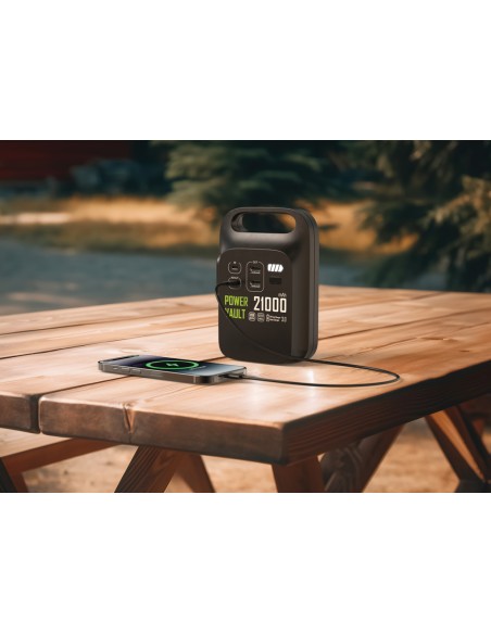 Stazione di ricarica 21000 mAh Power Vault in rPlastica RCS