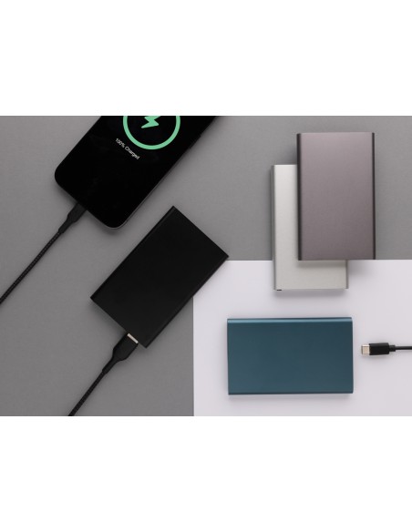Powerbank da 4000 mAh in pla/alu riciclati RCS con Type-C