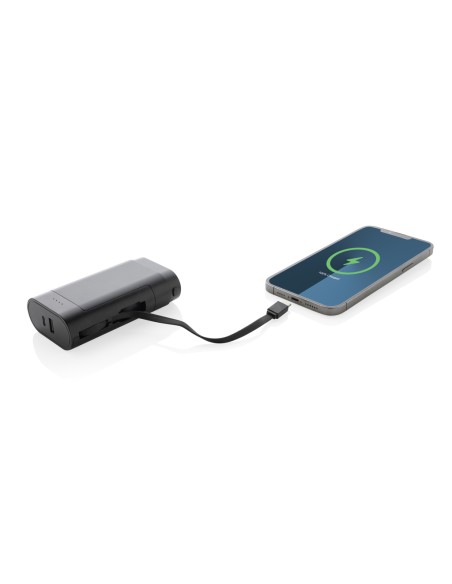 Powerbank 10000 mAh CycleCell con batteria rimovibile