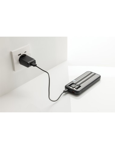Powerbank 10.000 mAh Turbopack cavi integrati in rABS RCS