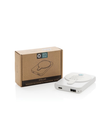 Powerbank magnetica Stellar 5000 mAh 5W in rABS RCS