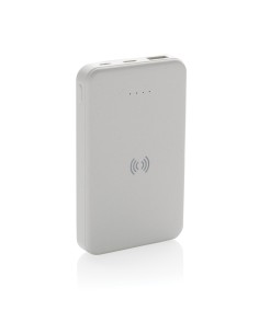 Powerbank wireless 5W da 5.000 mAh in plastica riciclata RCS