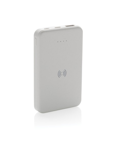 Powerbank wireless 5W da 5.000 mAh in plastica riciclata RCS