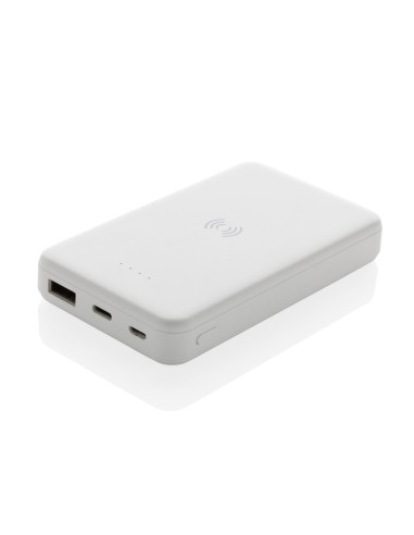 Powerbank wireless 5W da 5.000 mAh in plastica riciclata RCS