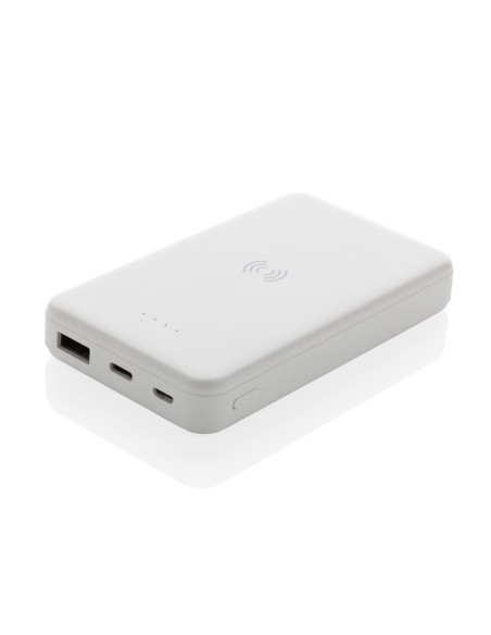Powerbank wireless 5W da 5.000 mAh in plastica riciclata RCS