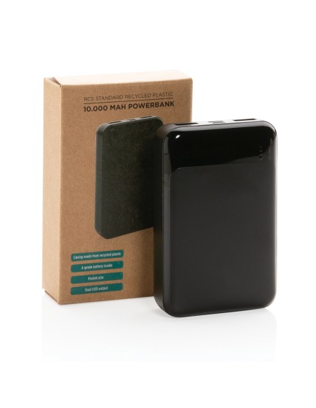 Powerbank da 10.000 mAh in plastica riciclata RCS