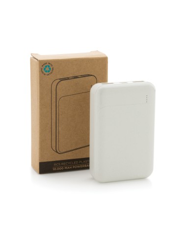 Powerbank da 10.000 mAh in plastica riciclata RCS