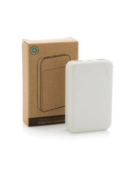 Powerbank da 10.000 mAh in plastica riciclata RCS