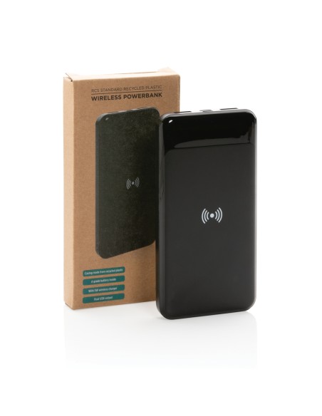 Powerbank wireless in plastica riciclata RCS
