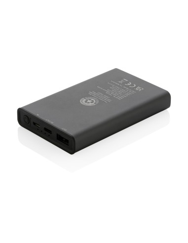 Powerbank Terra da 5000 mAh in alluminio riciclato