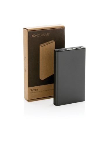 Powerbank Terra da 5000 mAh in alluminio riciclato