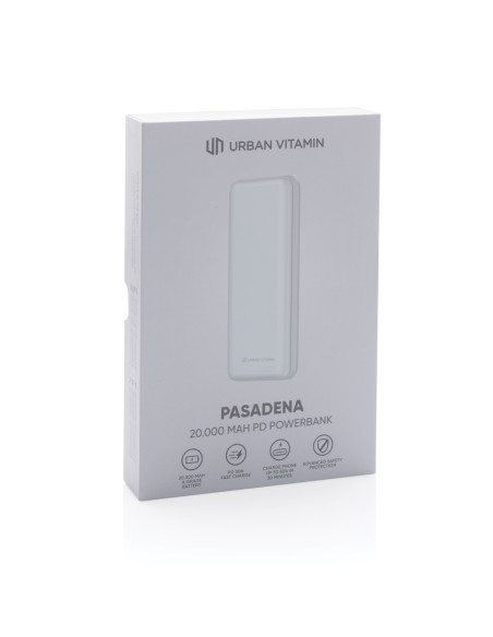 Powerbank 20.000mAh con PD Urban Vitamin Pasadena