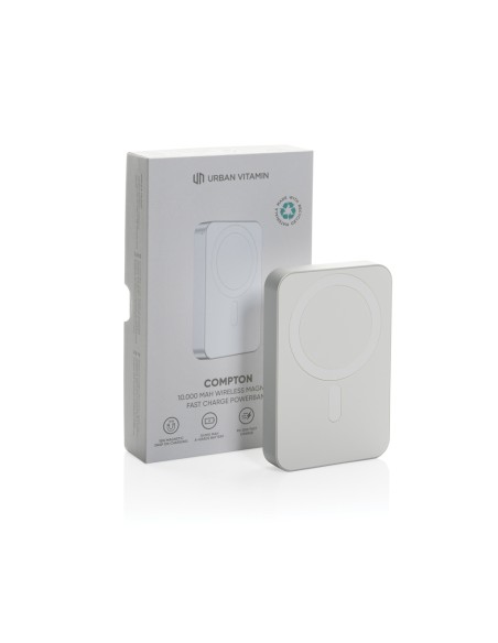 Compton RCS plastica riciclata/alluminio 10.000mAh powerbank