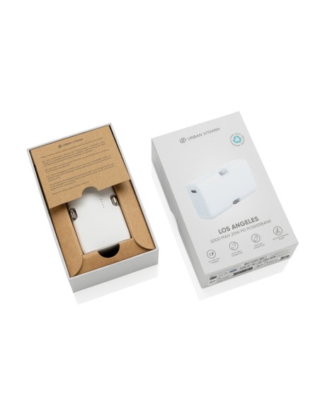 Powerbank 20W PD Urban Vitamin Los Angeles in rPlastica RCS