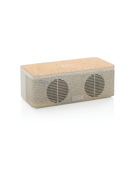 Speaker e caricatore wireless in fibra di grano