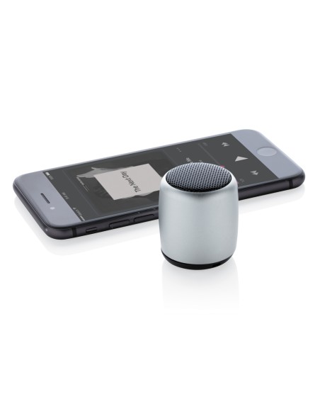 Mini speaker wireless in alluminio