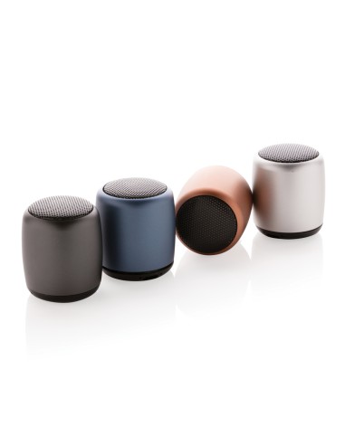 Mini speaker wireless in alluminio