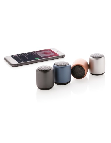 Mini speaker wireless in alluminio