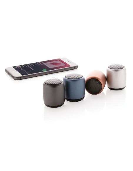 Mini speaker wireless in alluminio