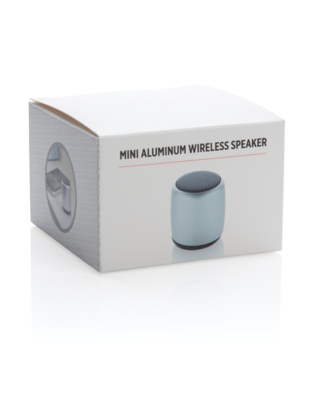 Mini speaker wireless in alluminio