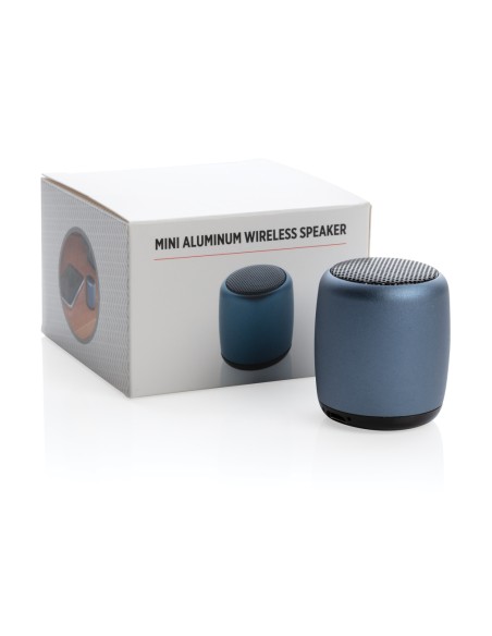 Mini speaker wireless in alluminio