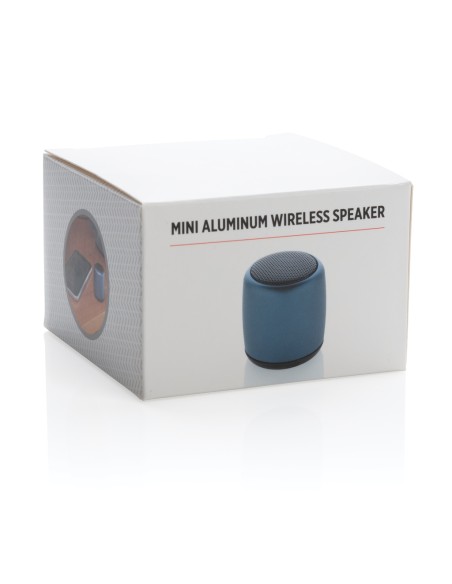 Mini speaker wireless in alluminio